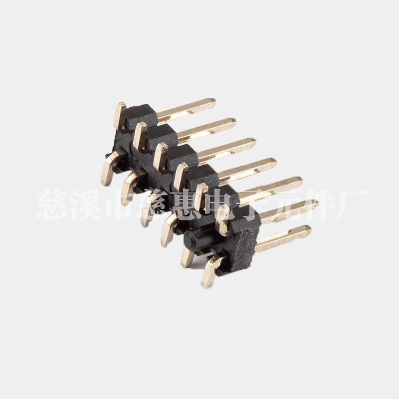 PH2.54-2x6P高低PIN-带单柱 SMT